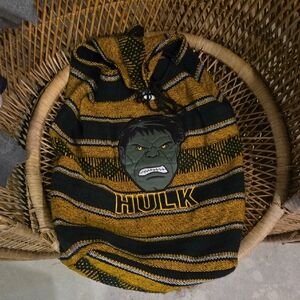 Hulk Striped Knit Backpack